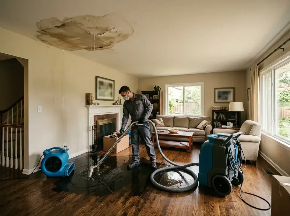 attic-pipe-burst-ceiling-drip-008 — frequently asked questions, Water Damage Restoration & Carpet Care in Springdale, AR